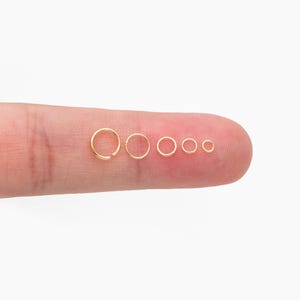 200pcs Gold plated 304 Stainless Steel Open Jump Rings, 2.5/ 3/ 5mm by 0.4mm (26 Gauge) Tiny Loops, Connect Thin Chains  (#GB-155)