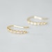 10pcs CZ Paved Gold/ Silver Earring Hooks 16x10mm, Real Gold/ Rhodium Plated Brass Earwires, Color Not Easily Tarnish (GB-317) 