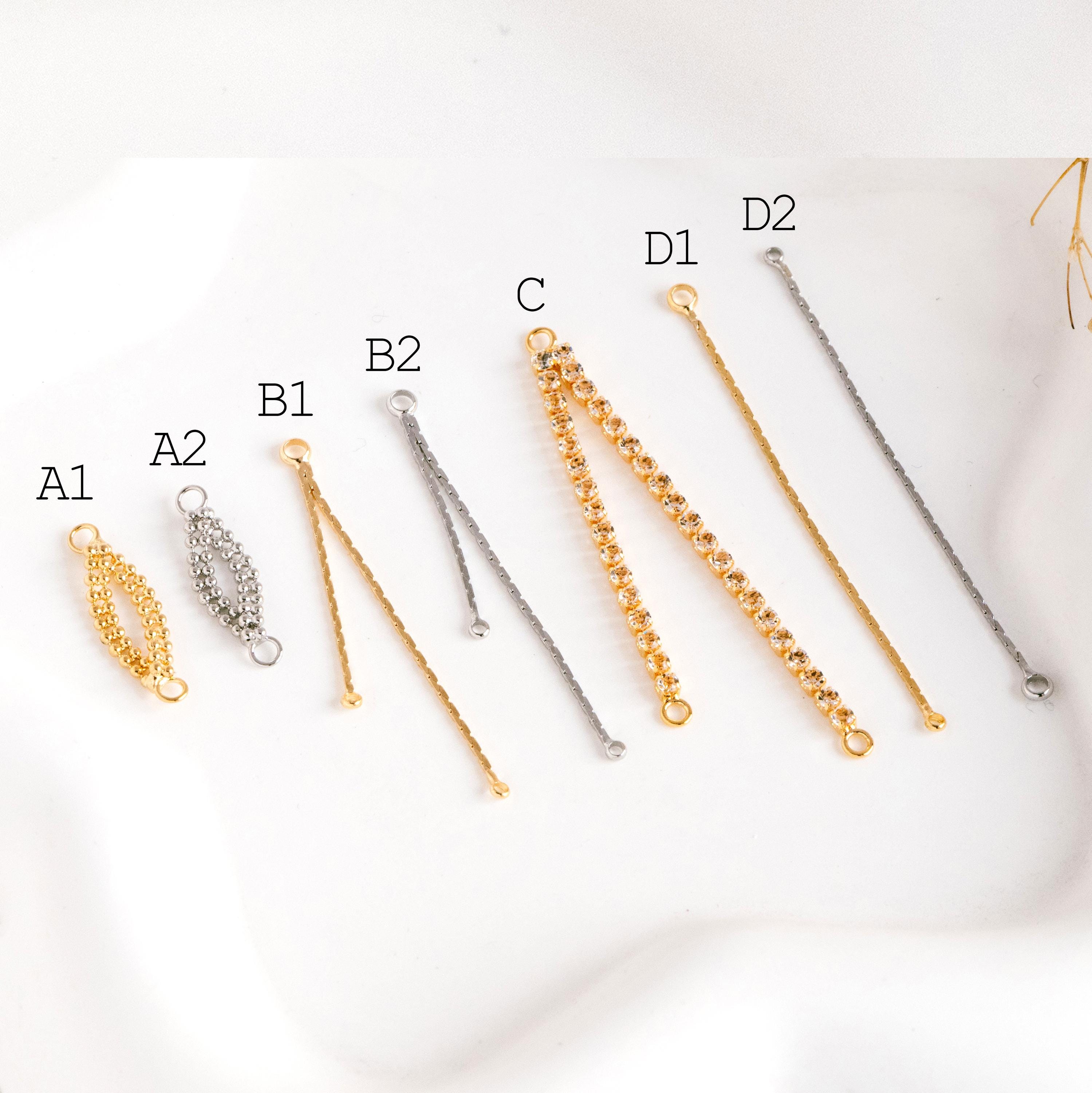 50 Pendentifs à Pampilles En Cuir Colorés - Kit DIY Pour Création De Bijoux Et Artisanat Créatif