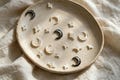 4pcs Moon & Star Mother of Pearl Beads, Celestial DIY Jewelry Supplies, Crescent and Cross Beads, Bracelet Necklace Earring Making (BK-037)
