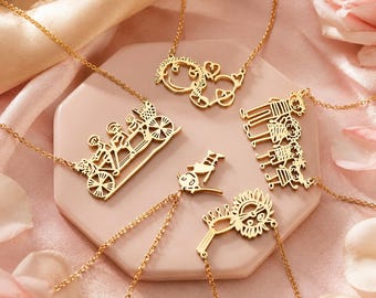 Personalisierte Halskette mit Kinderzeichnung, Schmuck für Kinder, Geburtstagsgeschenk für Mama, Anhänger mit Kinderzeichnung, Erinnerungsgeschenk für Mama