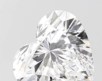 1.55 CT Heart Shape Lab Created Diamond, IGI Certified Lab Diamond E/VS1, Diamond for Engagement Ring or Pendant, Diamond Gift for Women