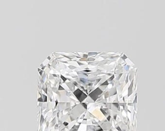 Diamant de laboratoire carré rayonnant de 0,98 carat, couleur D, pureté VS1, certifié IGI, taille coussin carrée, diamant CVD, diamant non serti pour bijoux personnalisés