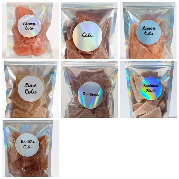 Delightful Old-Fashioned Hard Tack Candy - 7 Delicious Soda Pop Flavors - Perfect Nostalgic Treat - 4 Oz Bags