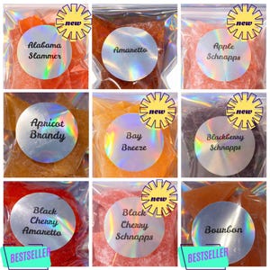 Liquor Inspired Cocktail Flavored Hard Tack Candy, Nostalgic Treat, 4 oz