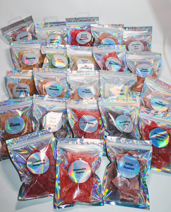 Old Fashioned Hard Tack Candy!  Cocktail And Liquor Varieties!   CONTAINS NO ALCOHOL! 4 Oz Bags