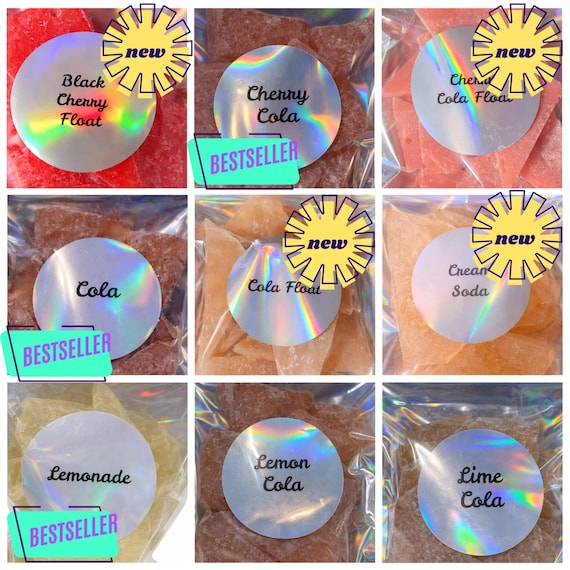 Delightful Old-Fashioned Hard Tack Candy - 14 Delicious Soda Pop Flavors - Perfect Nostalgic Treat - 4 Oz Bags