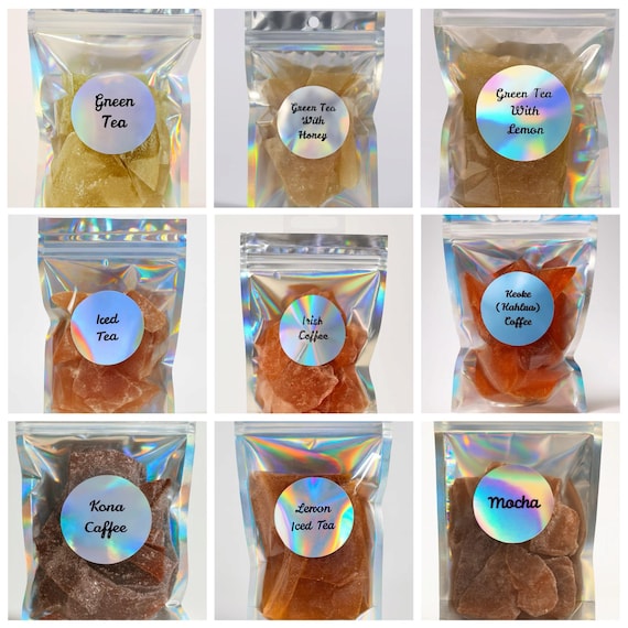 Handcrafted Old Fashioned Hard Tack Candy! Coffee and Tea Flavors! Sweet Treats in 4 oz Bags - Nostalgic Sweets for Every Palate