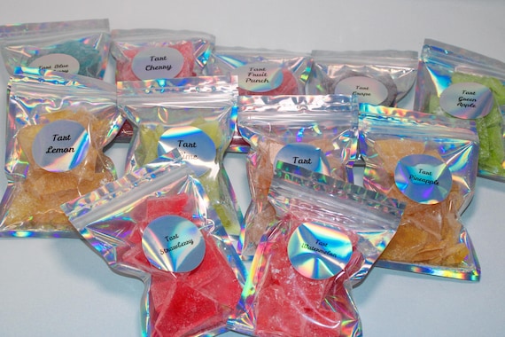Old Fashioned Hard Tack!  10+. Tangy Fruit Flavors!  4 OZ Bags