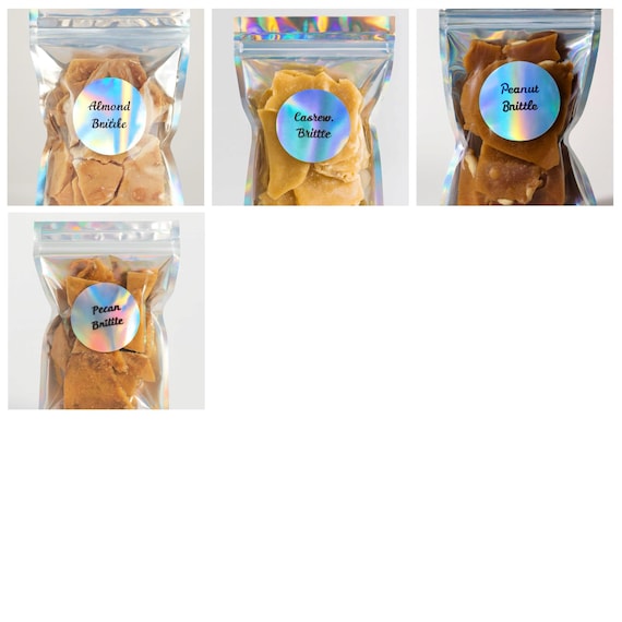 Delicious Homemade Old Fashioned Nut Brittles - Variety of Nut Options - Perfect Gift or Snack!