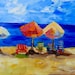 Mary A Revolinski reviewed Beach Landscape 8 x 10 Modern Impressionist Beach landscape Oil Painting by Rebecca Croft