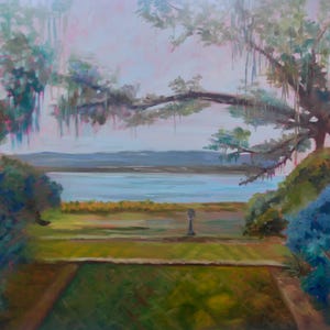 Giclee - Viele Größen - Rahmenoptionen - Marsh of Original modernes impressionistisches Ölgemälde von Rebecca Croft Studios