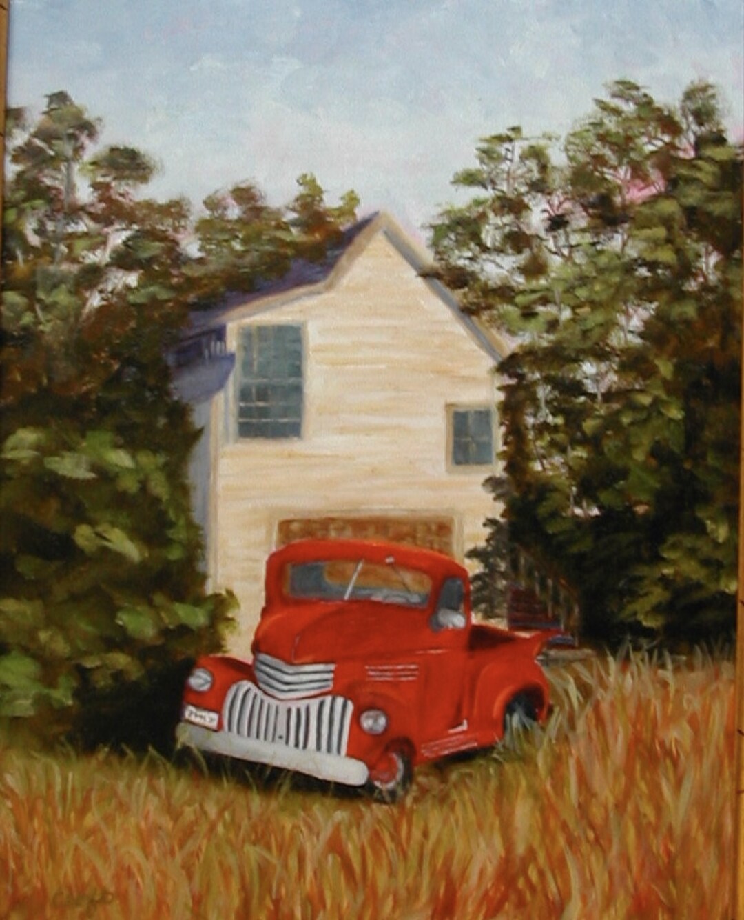 PRINT Many Sizes of Little Red Truck From Original - Etsy