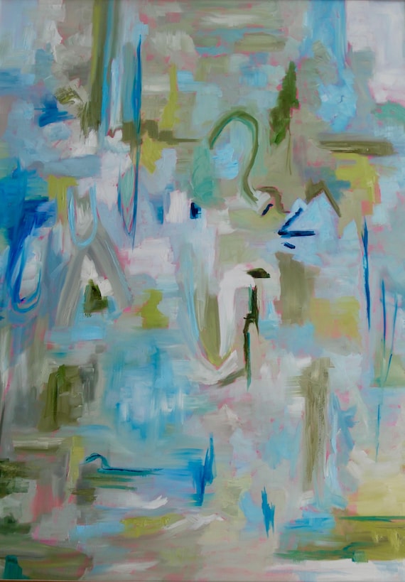 36 x 48 LARGE Marsh Modern Impressionist South Carolina Kiawah Island Low Country Landscape Oil Painting By Rebecca Croft Studios