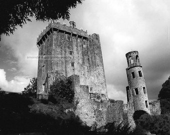 Blarney Castle Ireland black and white photography