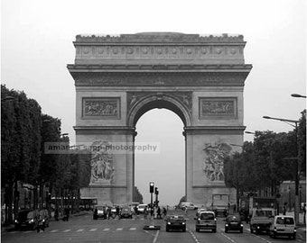 Arc de Triomphe fine art photograph black and white