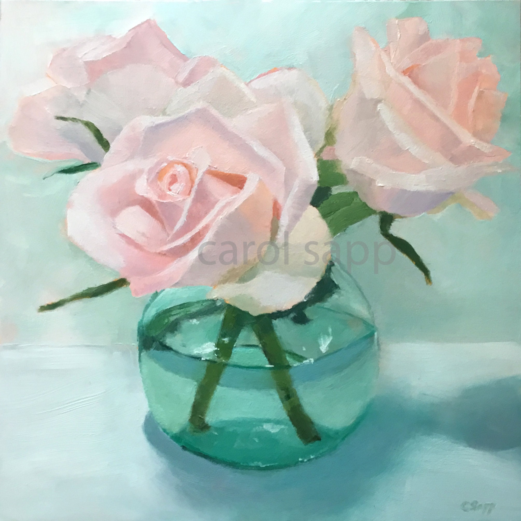 Rose Bouquet Art-rose Painting-archival Print of Original-flower