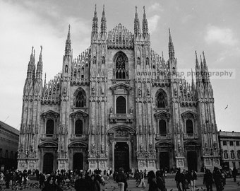 Milan Cathedral black & white fine art photograph