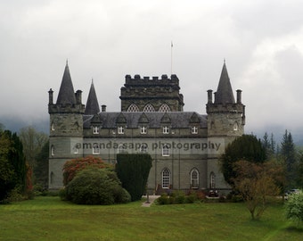 Inveraray castle Scotland color photograph