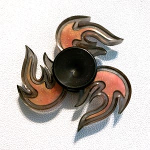 Flames Fidget Spinner Adult Child Stress Relief Anxiety Focus Toy