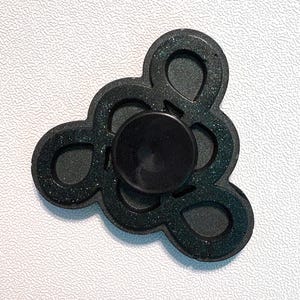 Black Galaxy Infinity Swirls Fidget Spinner