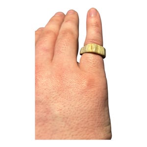 Anillo único de asta de ciervo - Joyería rústica hecha a mano