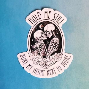 Pegatina de vinilo de 3" Hold me Still de Mumford and Sons, Fantasmas que conocíamos