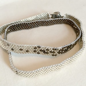 Peyote Wrap Bracelet/Wrap Around Bracelet/Beaded Wrap Bracelet/Woven Bead Bracelet/Peyote Bracelet/Woven Wrap Bracelet