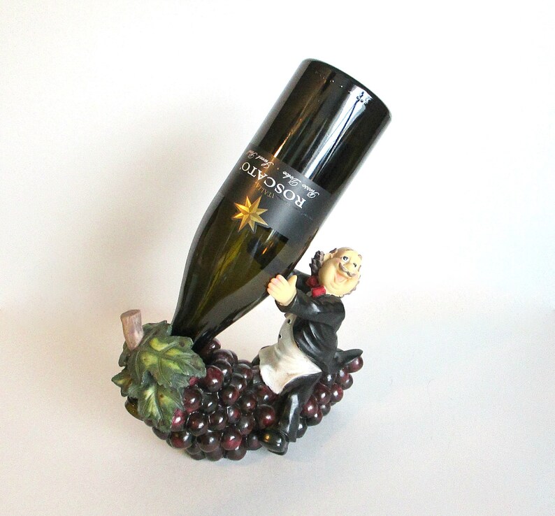 Vintage Fat Italian French Bistro Chef Wine Bottle Holder . Etsy