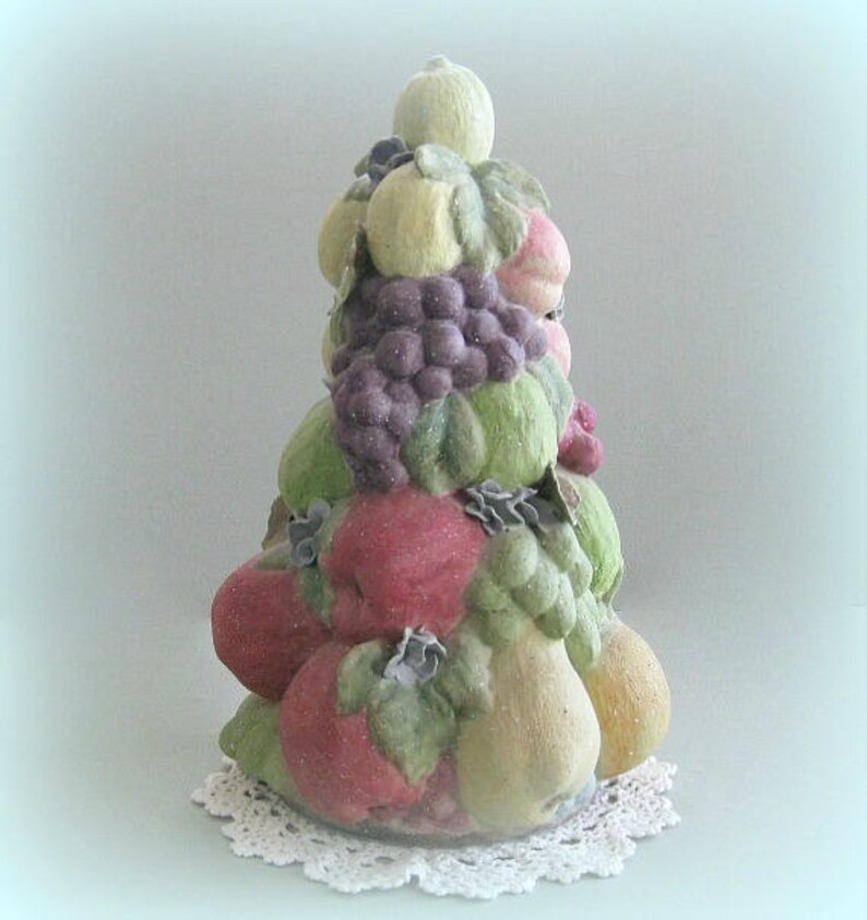 Faux Fruit Topiary Tree . Decorative Artificial Fake Fruit Etsy