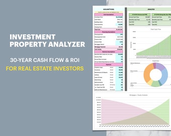 Rental Property Analysis | Investment Property Calculator | Real Estate Cash Flow ROI