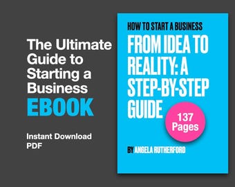 Business Startup Guide eBook | Entrepreneur Workbook (PDF)