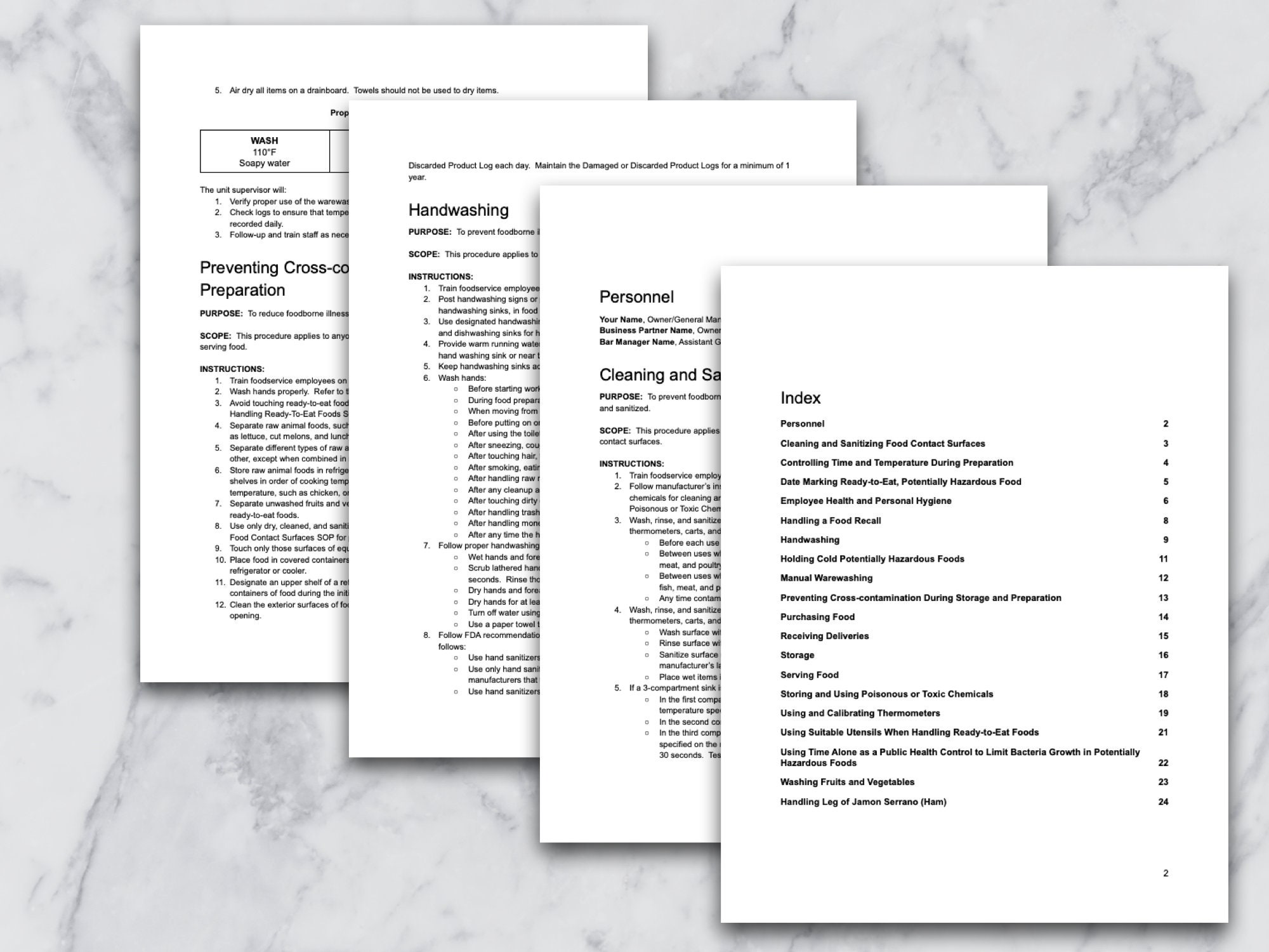 Standard Operating Procedures | Template and Content | Health ...
