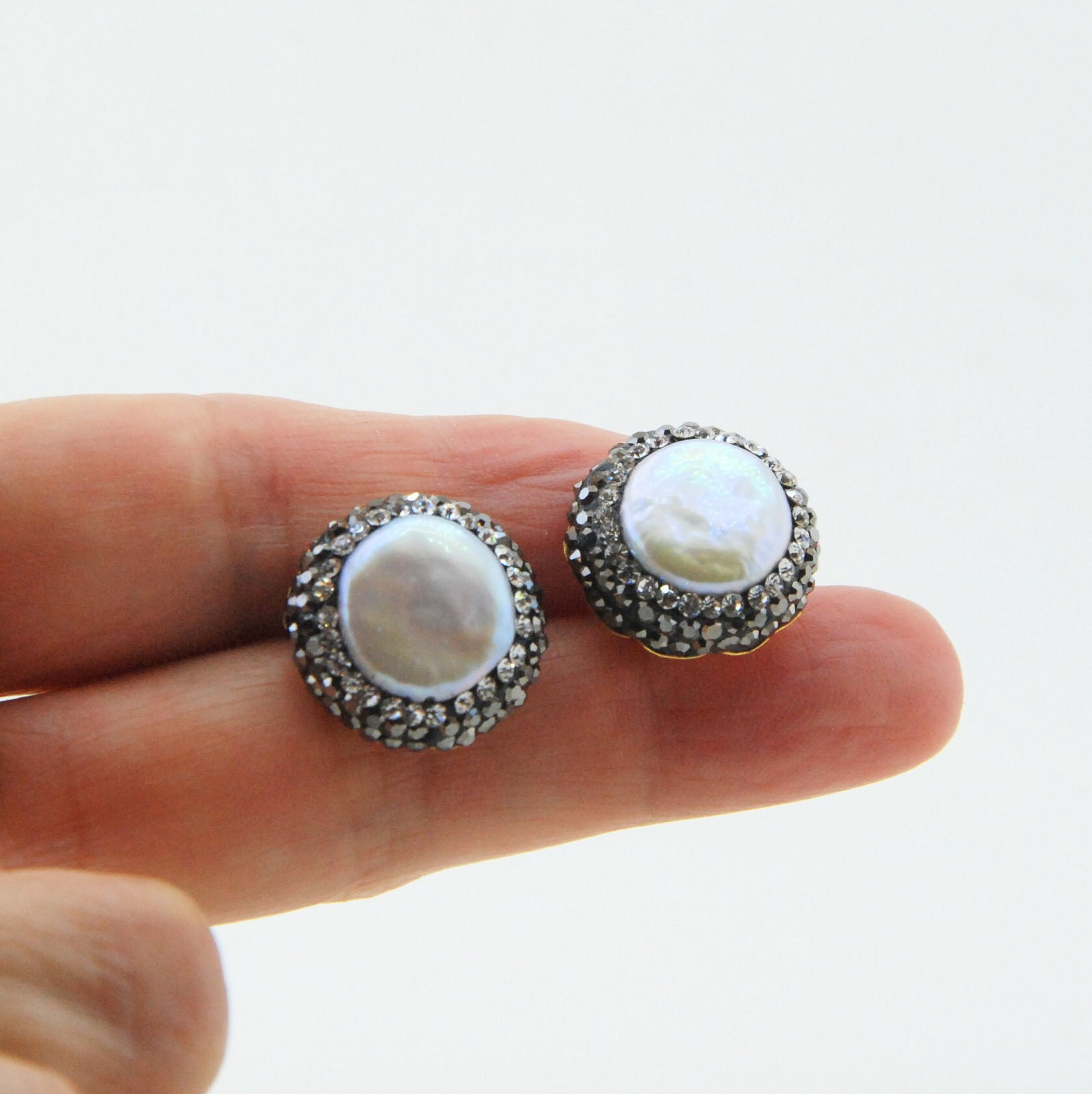 Baroque Pearl Earrings Weddings Jewelry Mothers Day Gift | Etsy