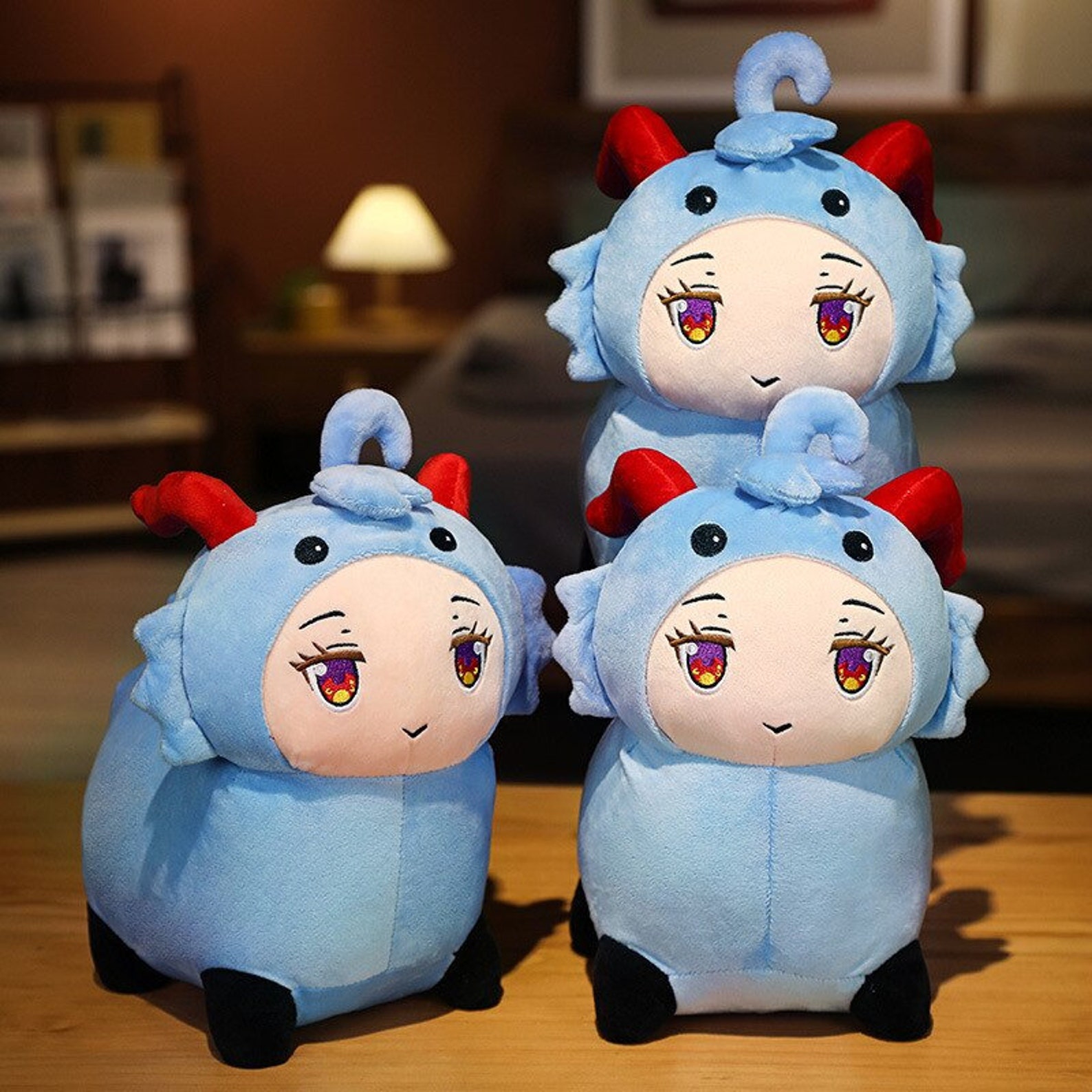 Genshin Impact Ganyu Cute Sheep Theme Plush Stuffed 30cm Doll Etsy