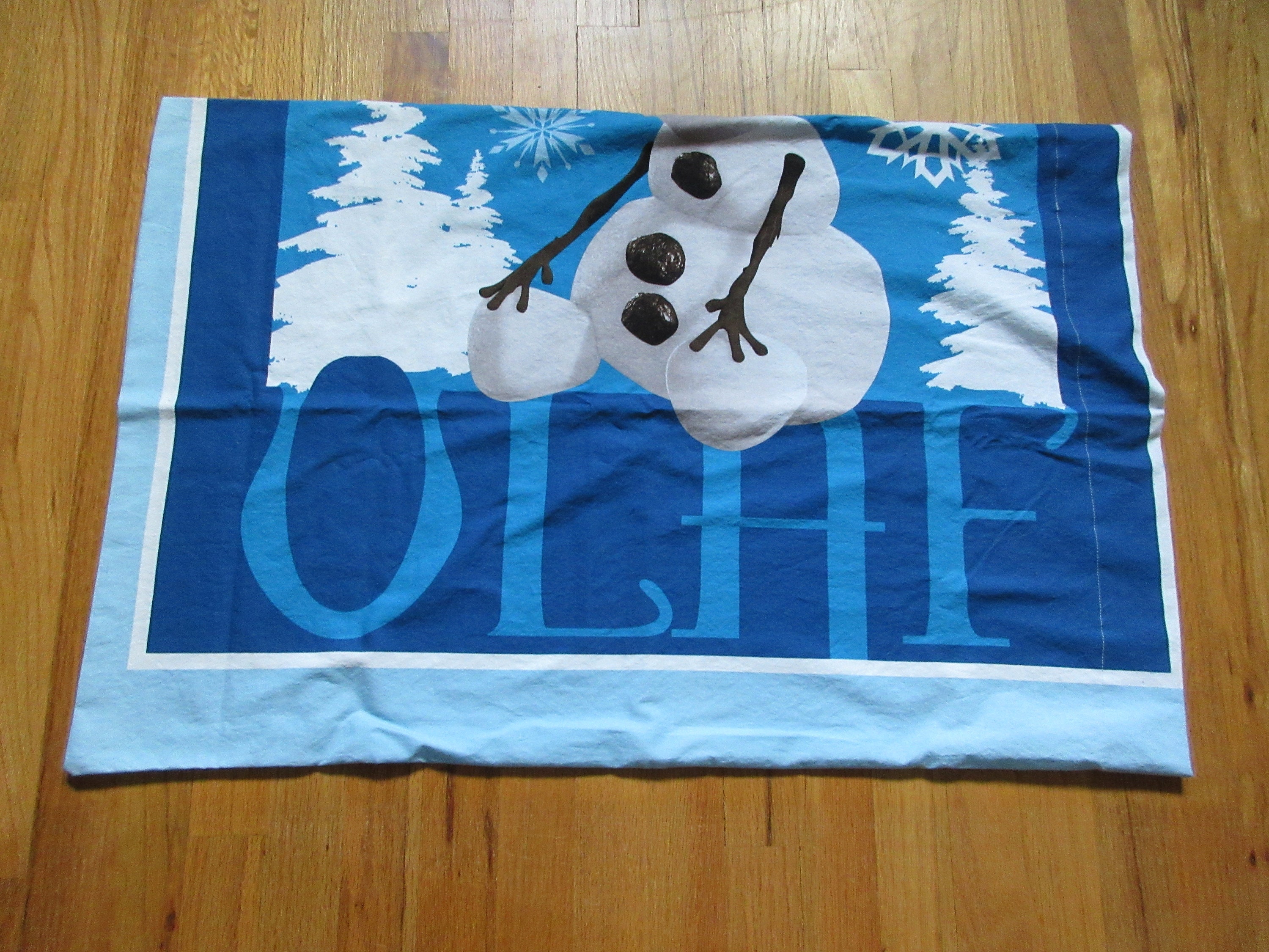 Pair of Olaf Standard Pillowcases Etsy UK