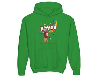 George Kittle Kid's Hoodie: Taste the Pain Bro Skittles, Football