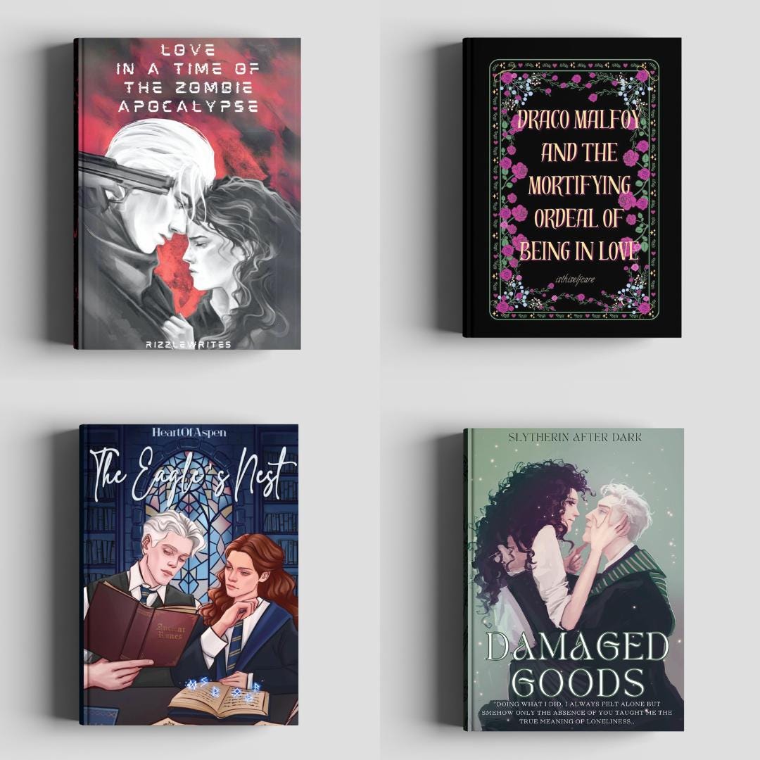 LIATOTZA, DMATMOOBIL, The Eagles Nest, Damaged Goods; Dramione Hardcover Bookbinding