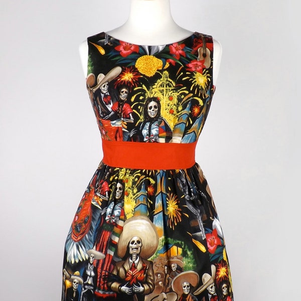 San Marcos Festive Day of The Dead Dress