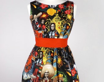 San Marcos Festive Day of The Dead Dress