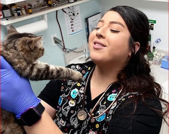 Kitty Medical Scrub for Women