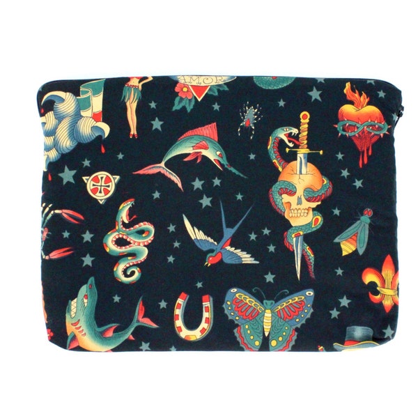 Black Tattoo Art Ipad / Tablet Sleeve