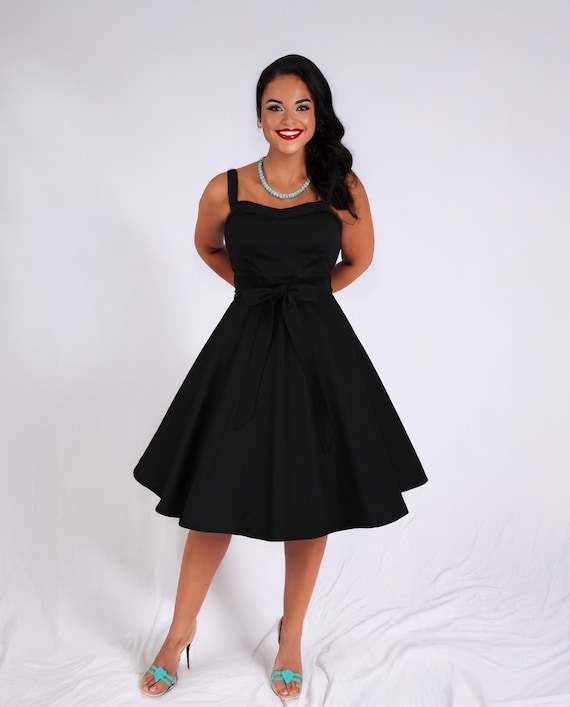 50 shades of blue color dress Women's 1950s Rockabilly Plaid Halter Classic Vintage | Retro Stage Size:20 MINI/SHORT BLACK PROM DRESSES, The Hollow to Floor birthday gift
