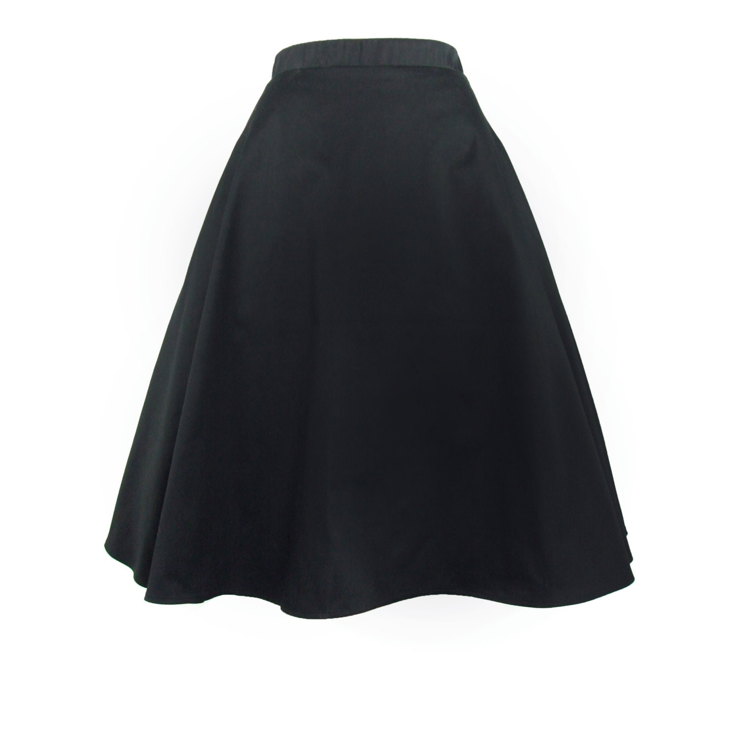Vintage Inspired Circle Skirt Black Full Circle Skirt With - Etsy Vintage Inspired Circle Skirt Black Full Circle Skirt With - Etsy