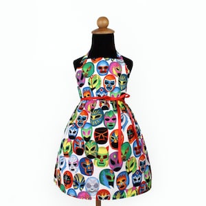 Luchador Girl&#39;s Dress