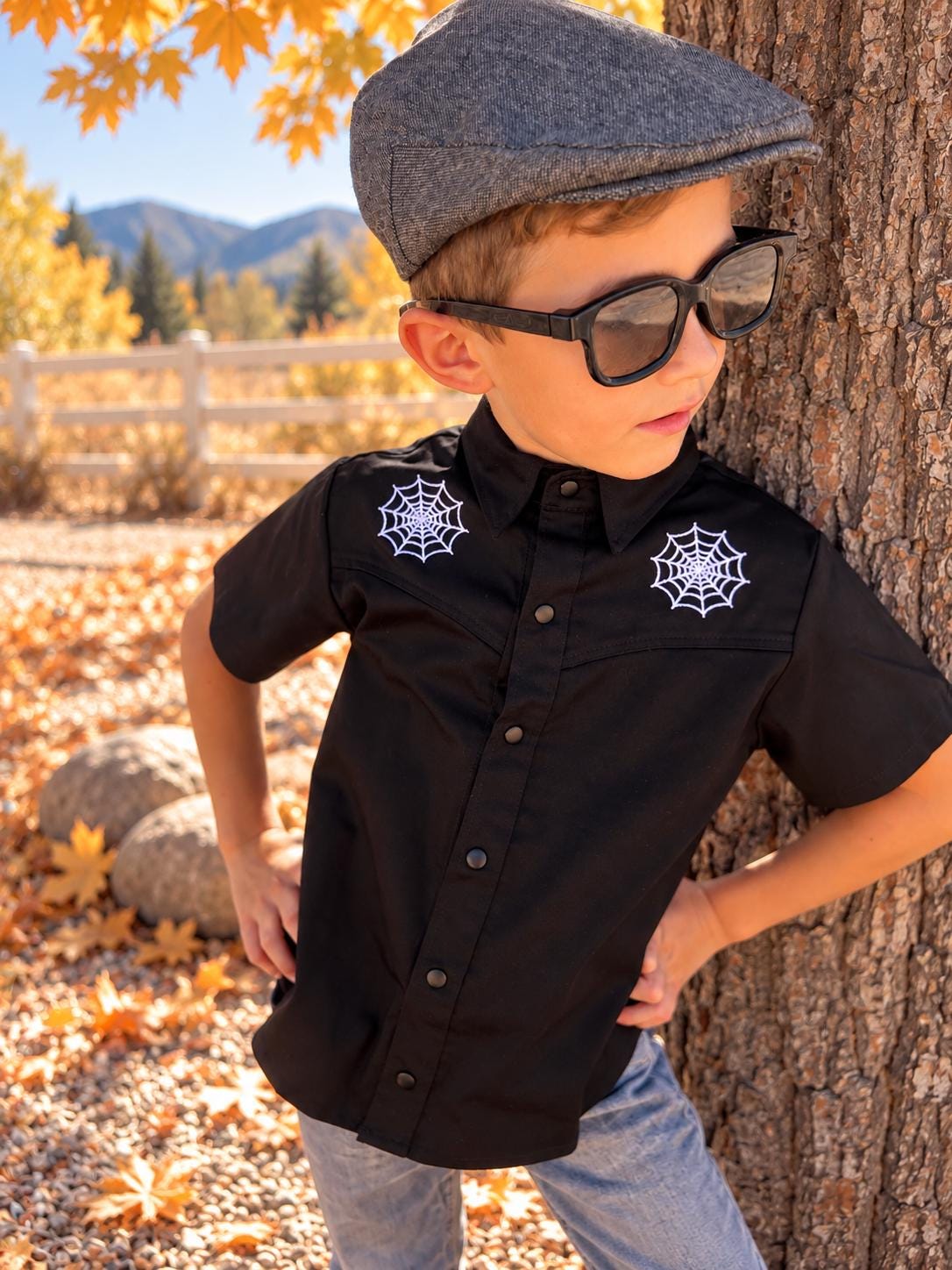 N.O.S KID,S 1950年代　vintageマスタードレーヨンシャツ 1950s Kids Tee - Etsy