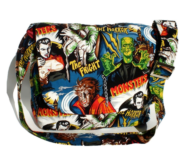 Hollywood Monsters Messanger Bag image 1