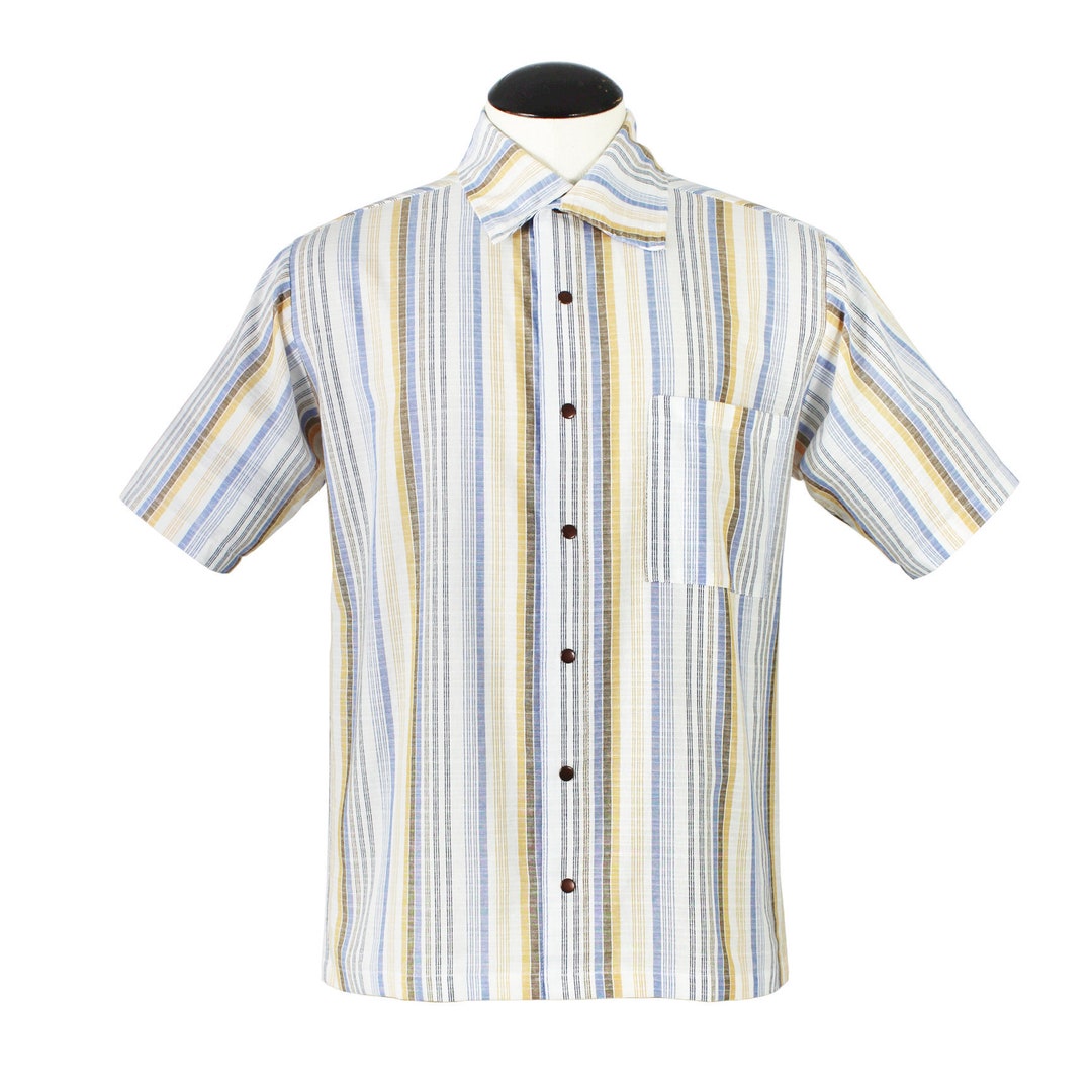 Vintage Stripes - Inspired By Harry Styles - Sustainably Made Men's Short Sleeve Tee