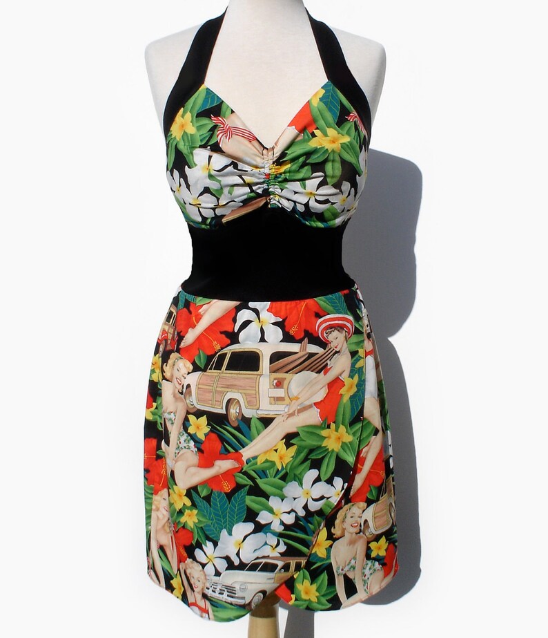 rockabilly hawaiian dress