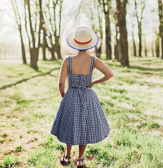 gingham retro dress Elizabeth Dress in Gingham